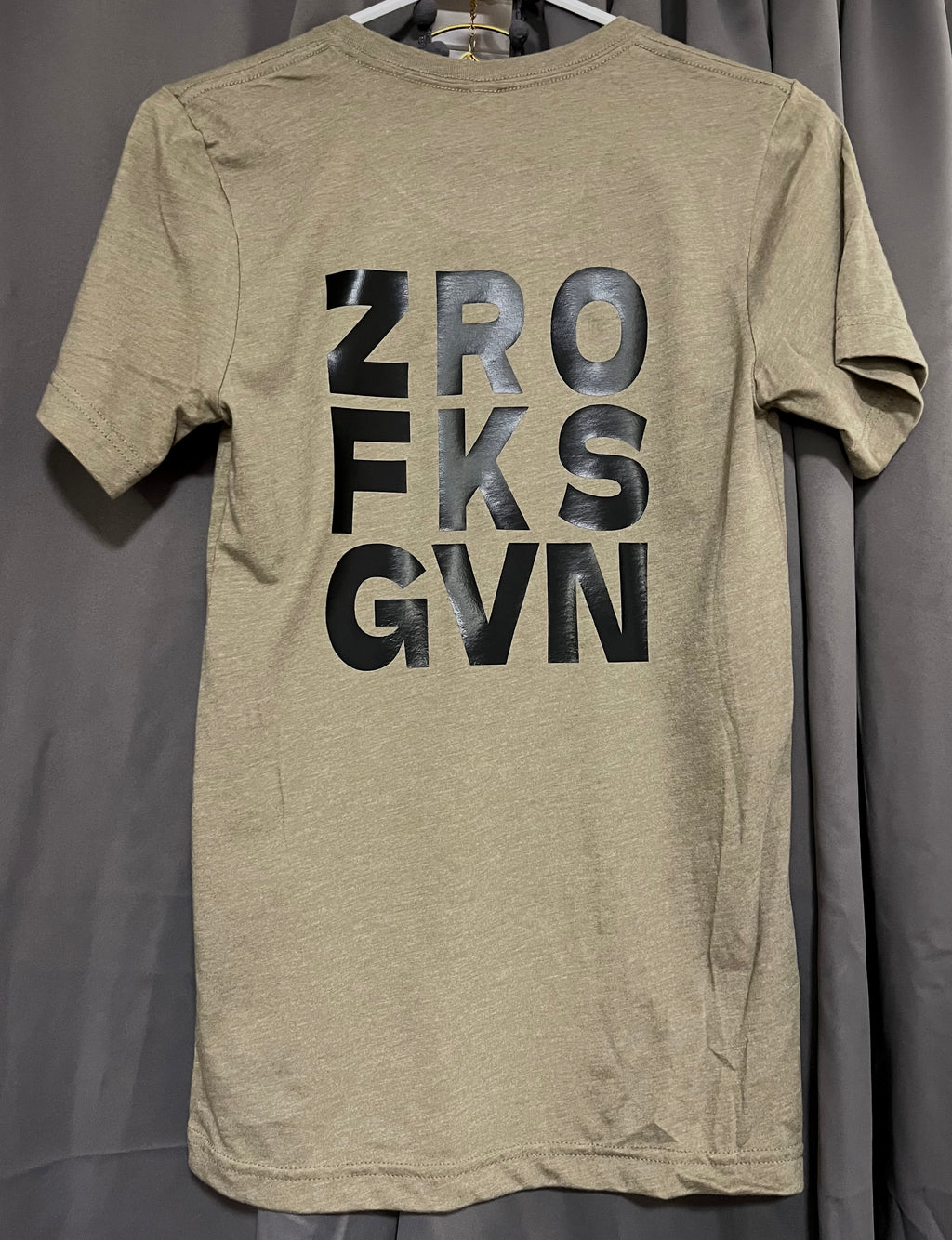 ZRO FKS GVN shirt
