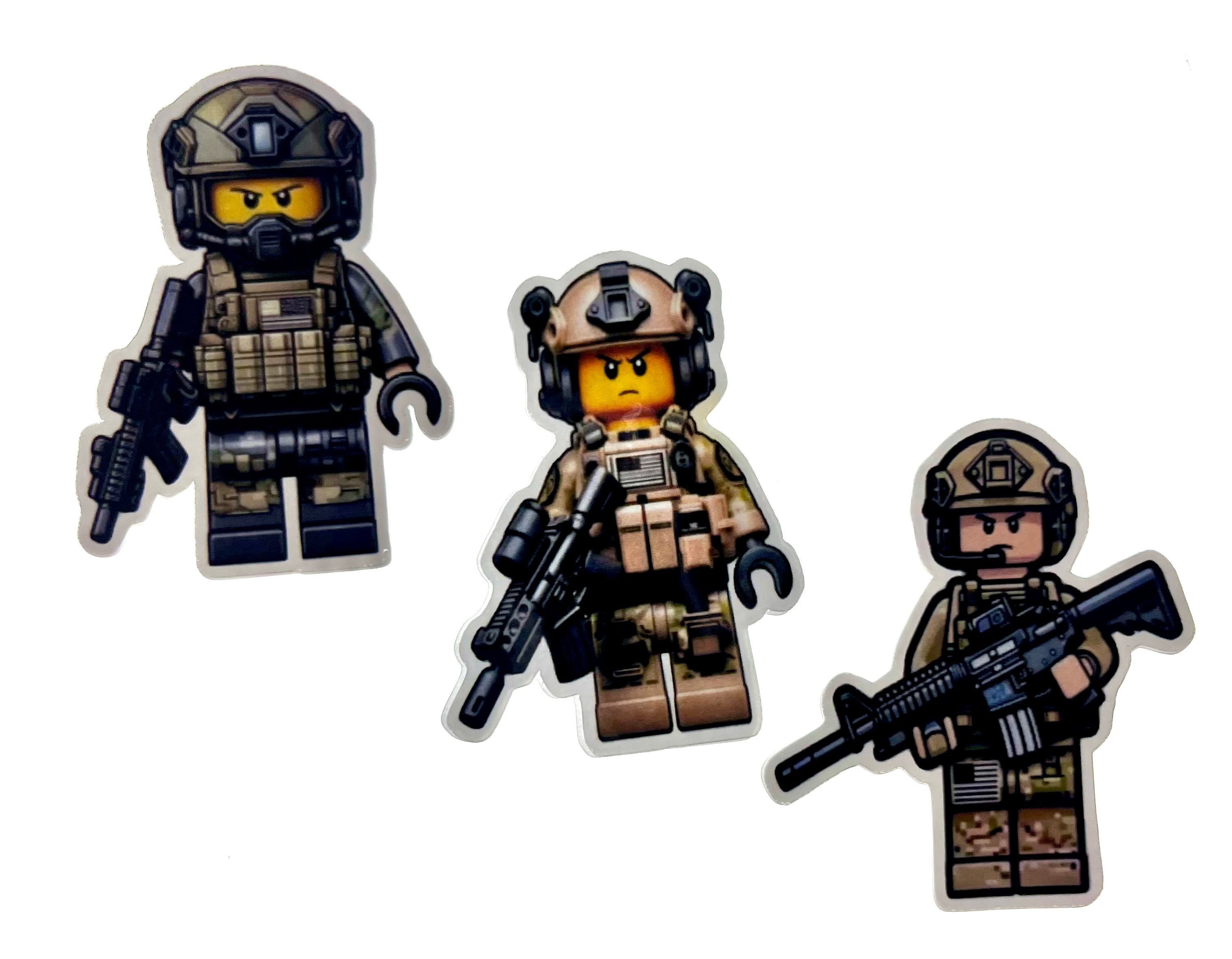 Lego Military Men Set of 3